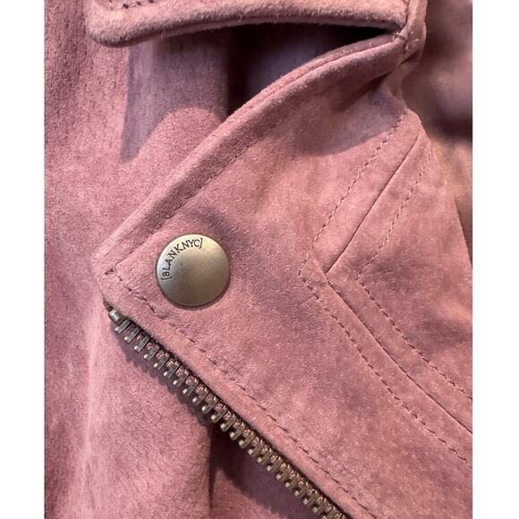 BLANKNYC Suede Moto Jacket Size Small - Picture 6 of 9